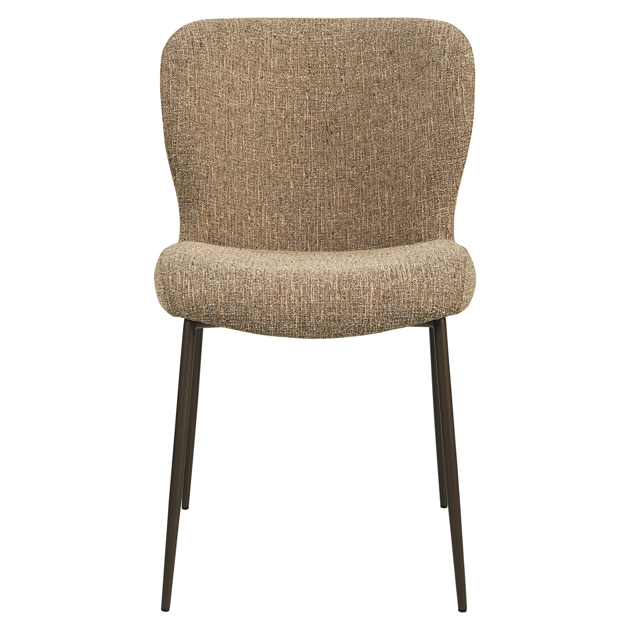 Richmond Interiors Eetkamerstoel Odarby brown tweed fire retardant (Set of 2)