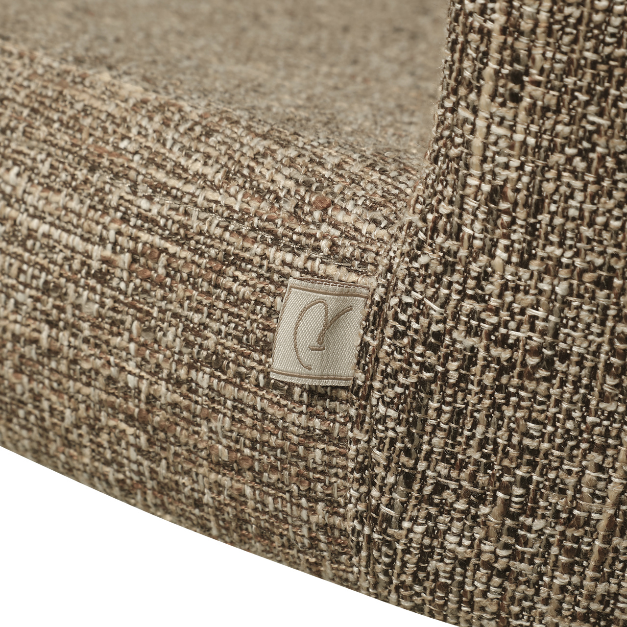Richmond Interiors Eetkamerstoel Odarby brown tweed fire retardant (Set of 2)