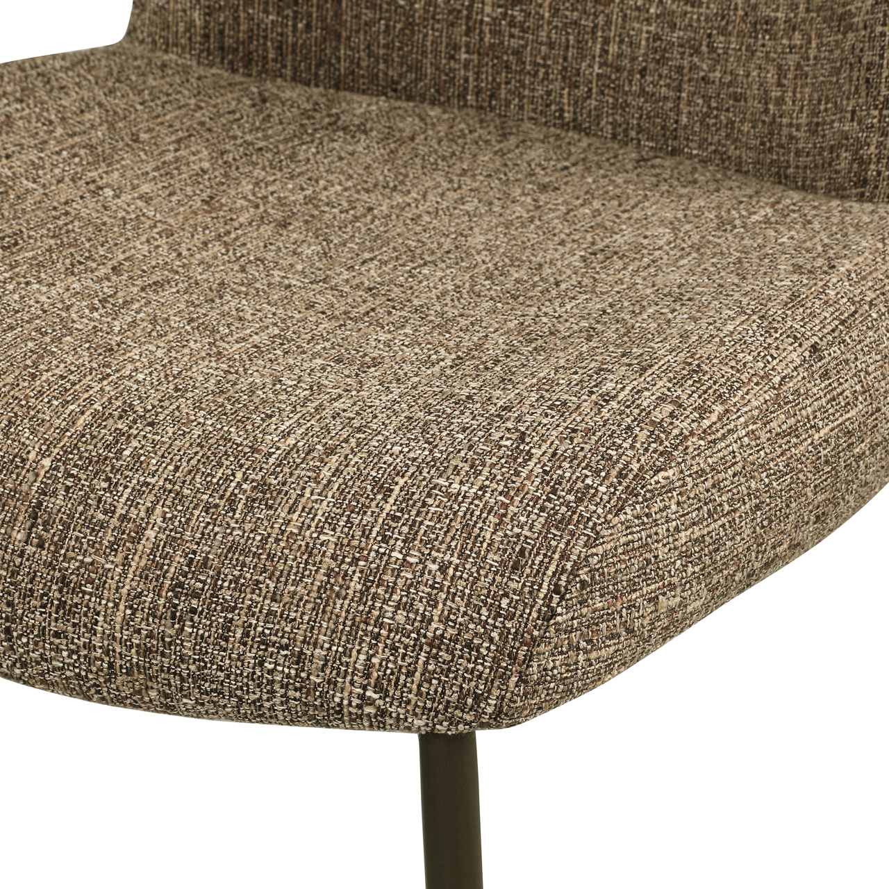 Richmond Interiors Eetkamerstoel Odarby brown tweed fire retardant (Set of 2)
