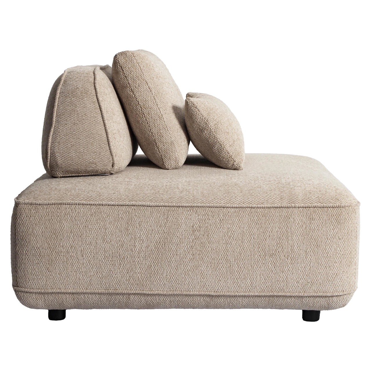 Richmond Interiors Bank Tudor natural boldweave 1-seater movable backrest