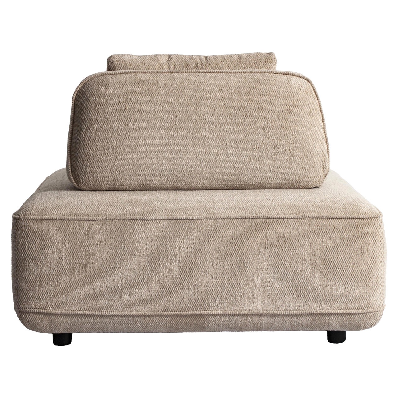 Richmond Interiors Bank Tudor natural boldweave 1-seater movable backrest
