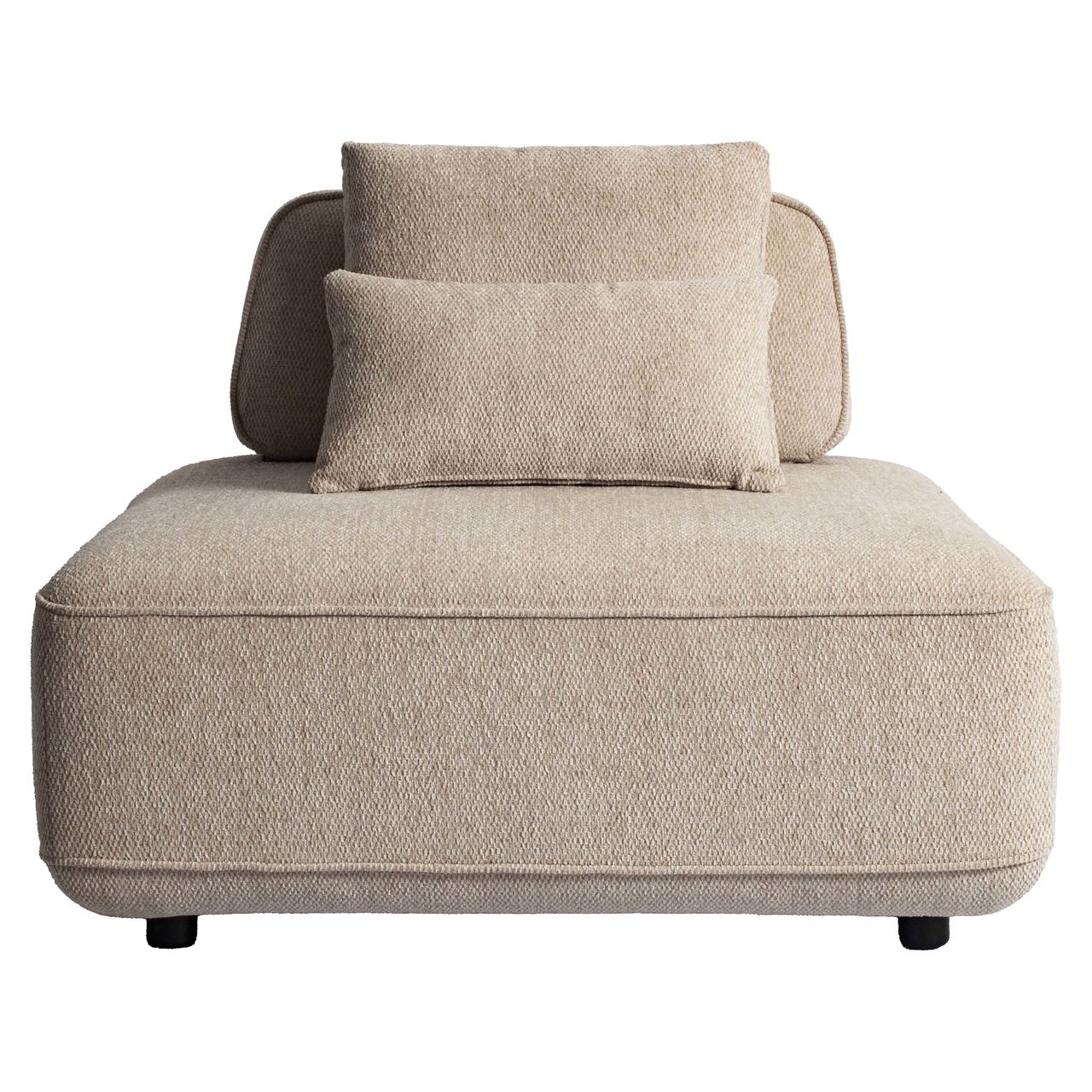 Richmond Interiors Bank Tudor natural boldweave 1-seater movable backrest
