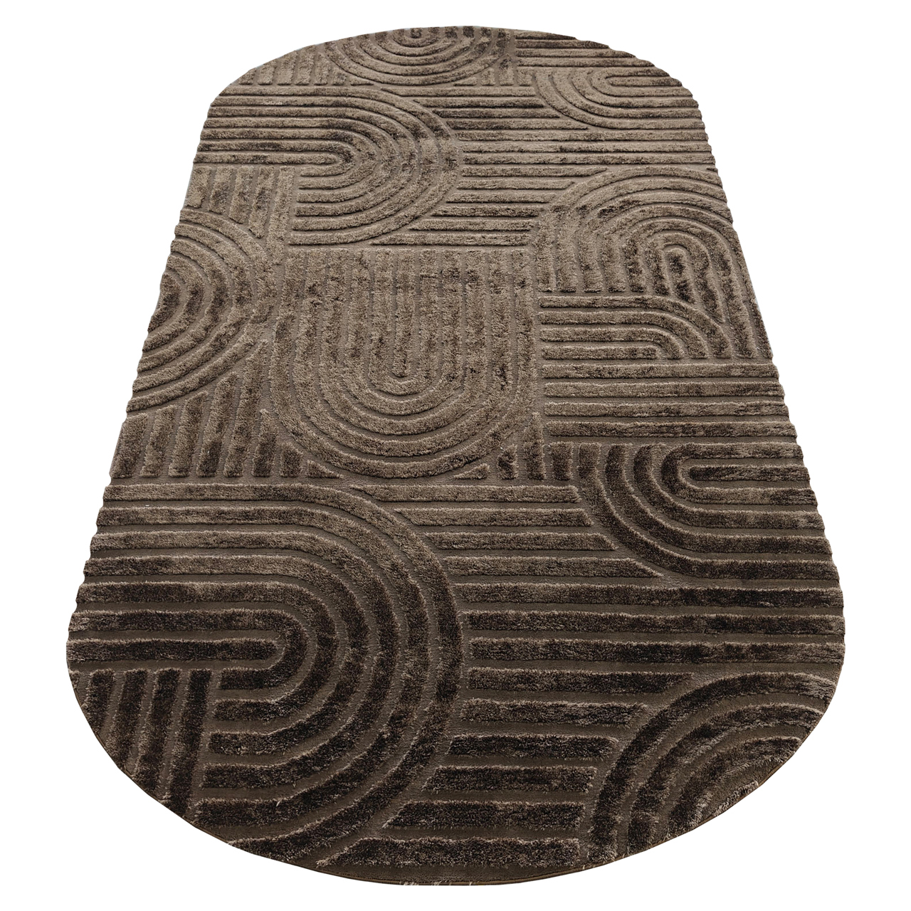 Richmond Interiors Vloerkleed Liff dark brown 200x350