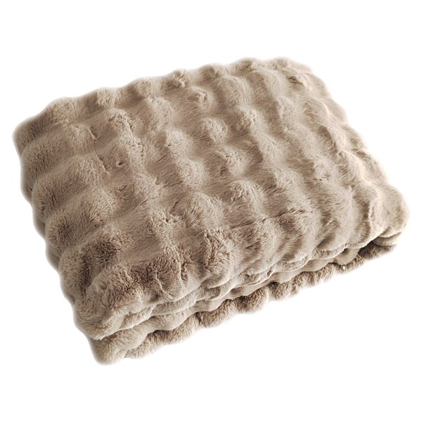 Richmond Interiors Plaid Nordic Plush beige 150x200
