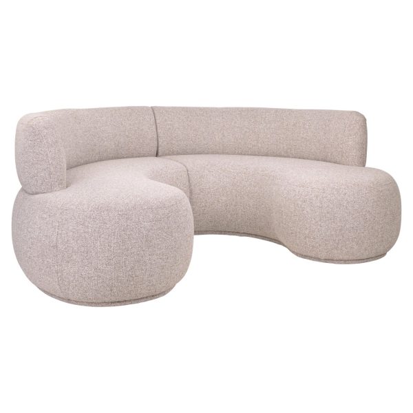 Richmond Interiors Eetkamer bank Sorrobon cayenne brown round (Set of 2)