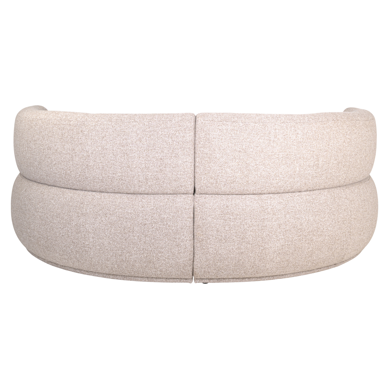 Richmond Interiors Eetkamer bank Sorrobon cayenne brown round (Set of 2)
