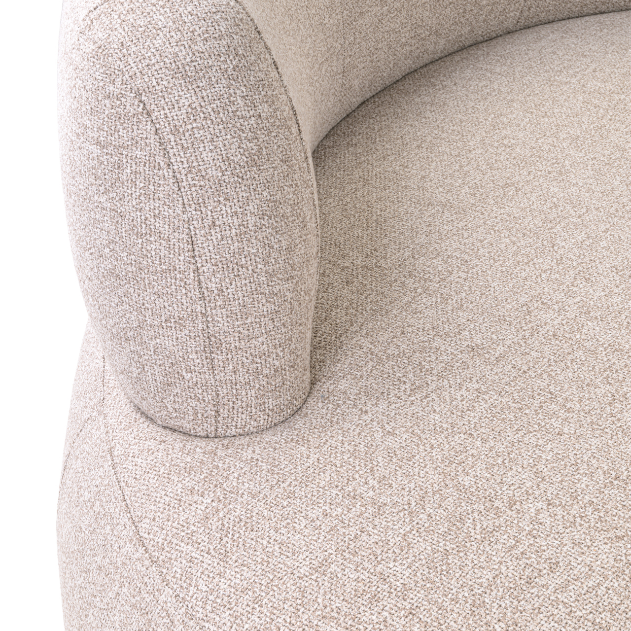 Richmond Interiors Eetkamer bank Sorrobon cayenne brown round (Set of 2)