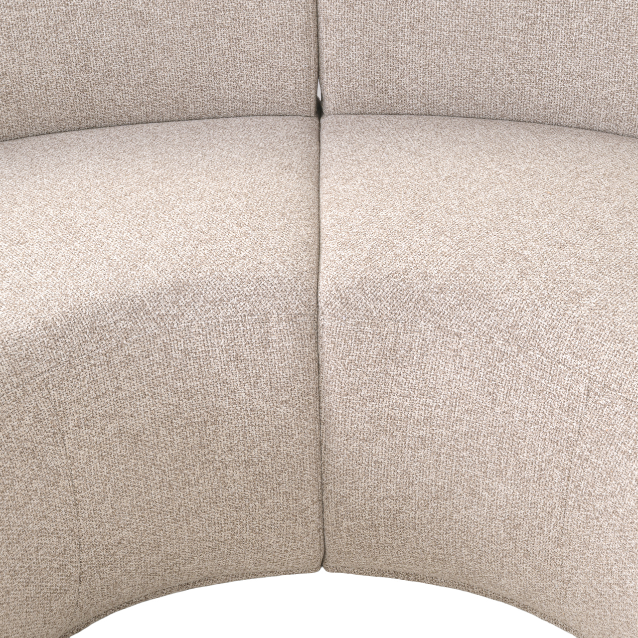 Richmond Interiors Eetkamer bank Sorrobon cayenne brown round (Set of 2)