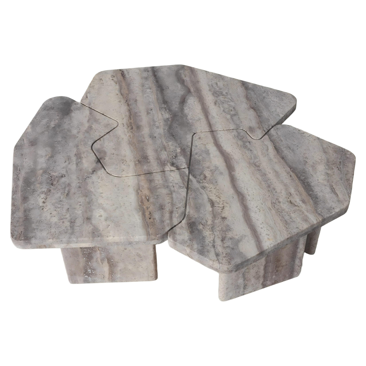 Richmond Interiors Salontafel Westin grey (Set of 3)