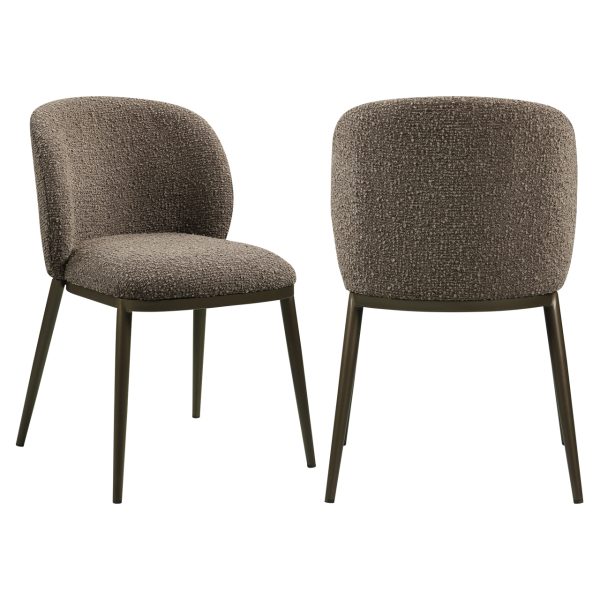 Richmond Interiors Eetkamerstoel Gandy brown chunky