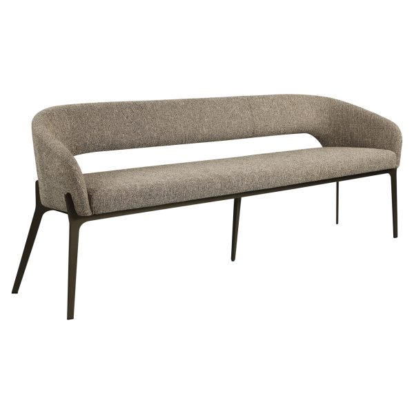 Richmond Interiors Eetkamer bank Kenzi brown tweed