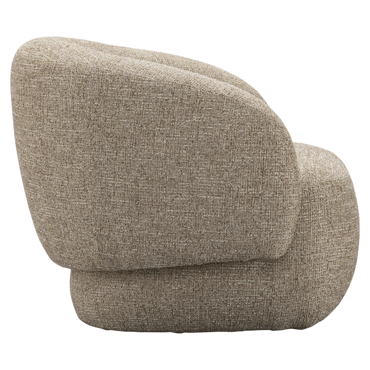 Richmond Interiors Lounge stoel Milano sand tweed fire retardant