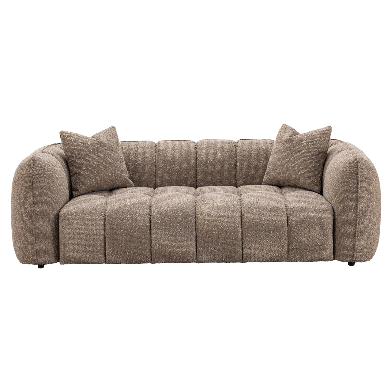 Richmond Interiors Bank Hogan mocca chunky 3-seater fire retardant