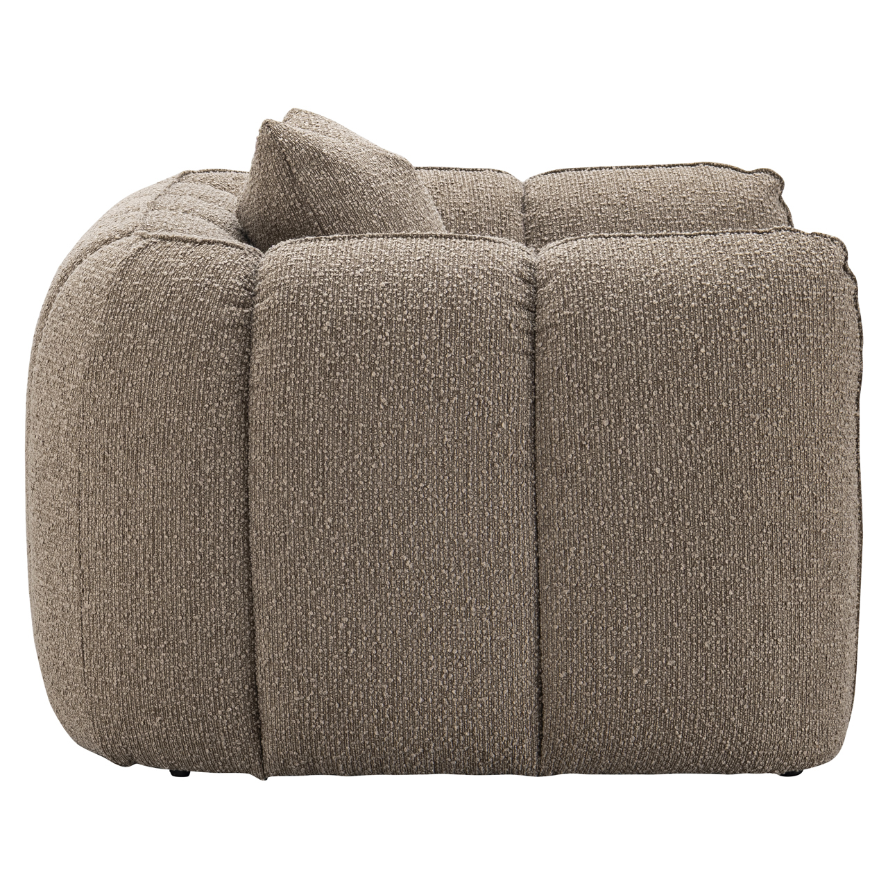 Richmond Interiors Lounge stoel Hogan mocca chunky fire retardant