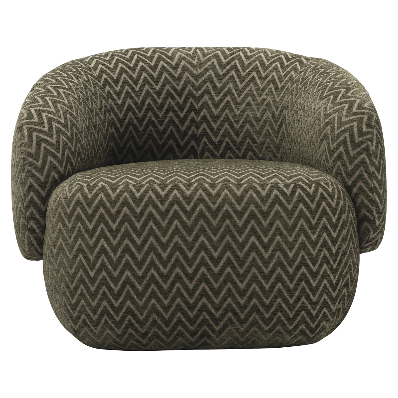 Richmond Interiors Lounge stoel Milano moss chevron