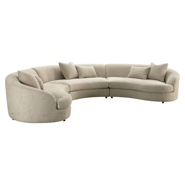 Richmond Interiors Bank Morena cream blockweave