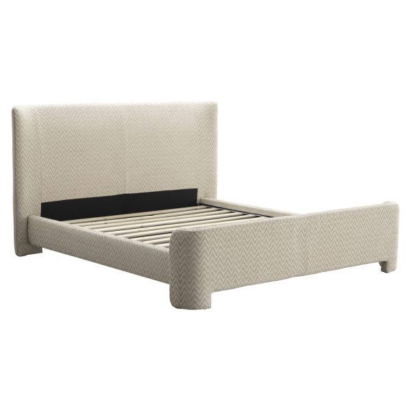 Richmond Interiors Bed Divana beige chevron 160x200