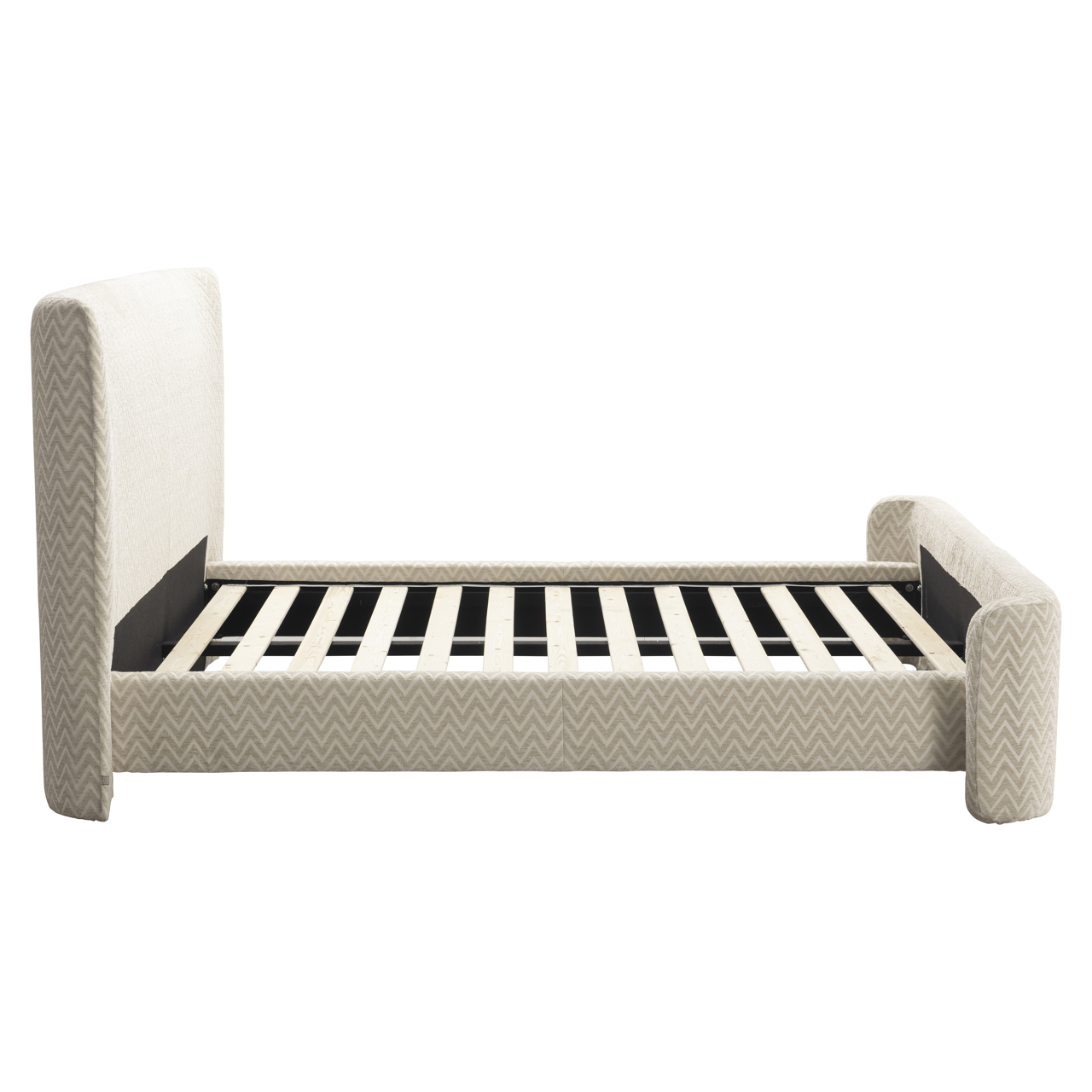 Richmond Interiors Bed Divana beige chevron 160x200