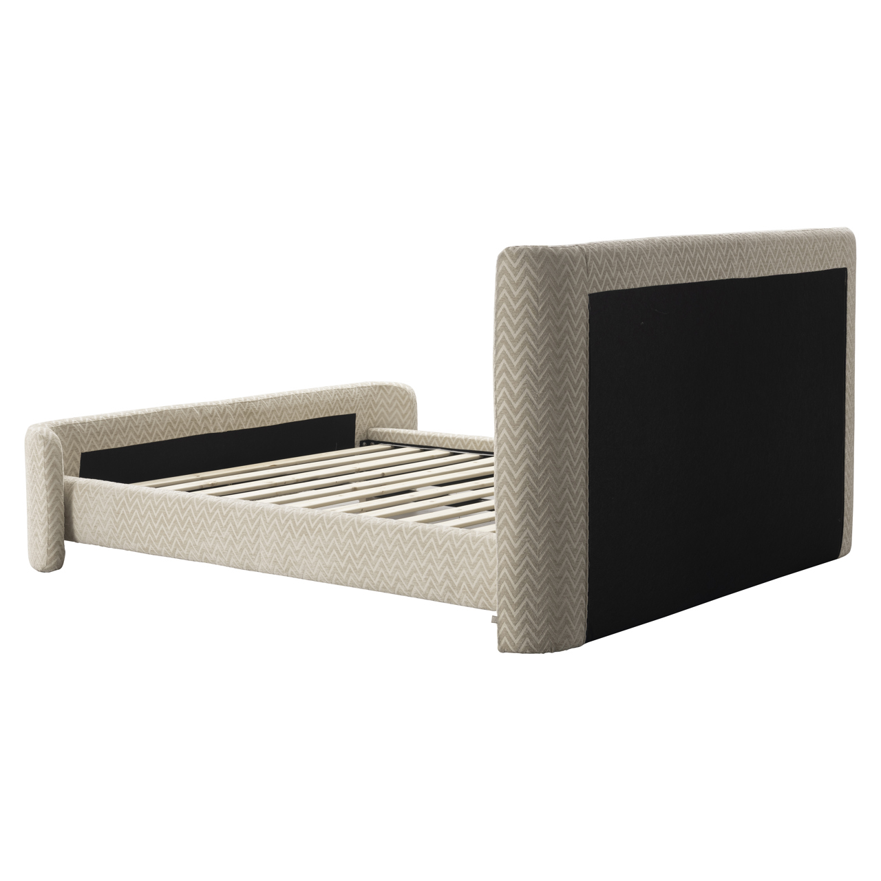 Richmond Interiors Bed Divana beige chevron 160x200