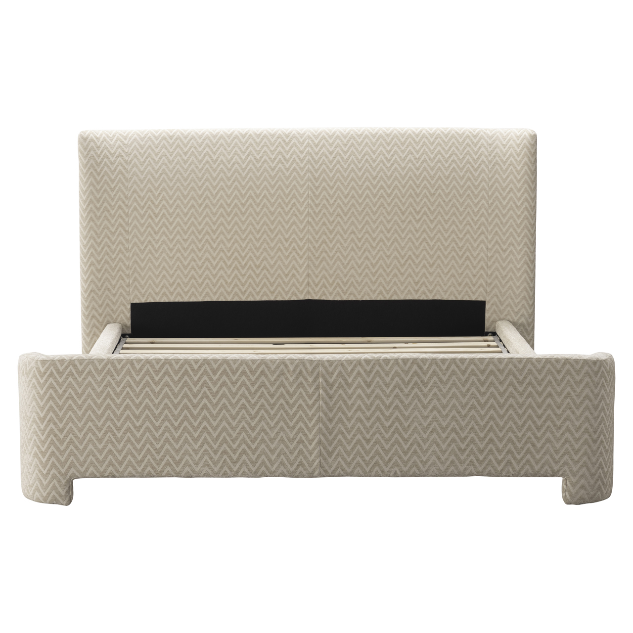 Richmond Interiors Bed Divana beige chevron 160x200