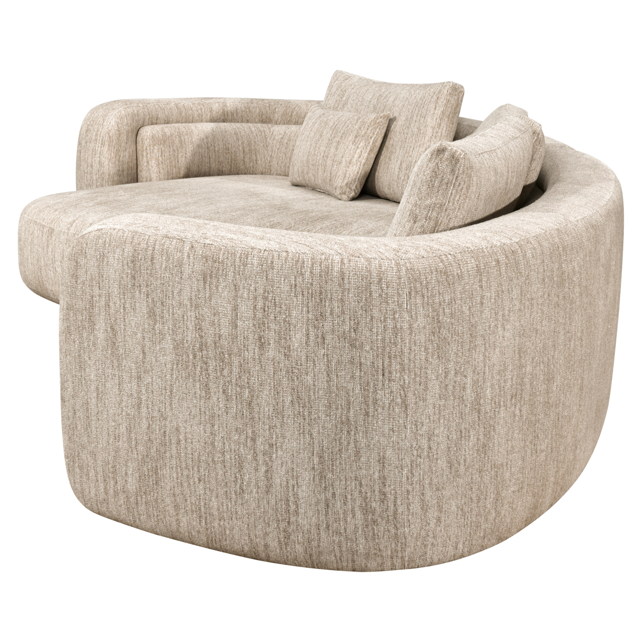 Richmond Interiors Bank Angusto natural softweave lounge left