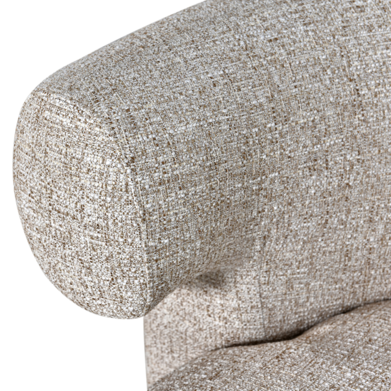 Richmond Interiors Lounge stoel Talley cream tweed swivel