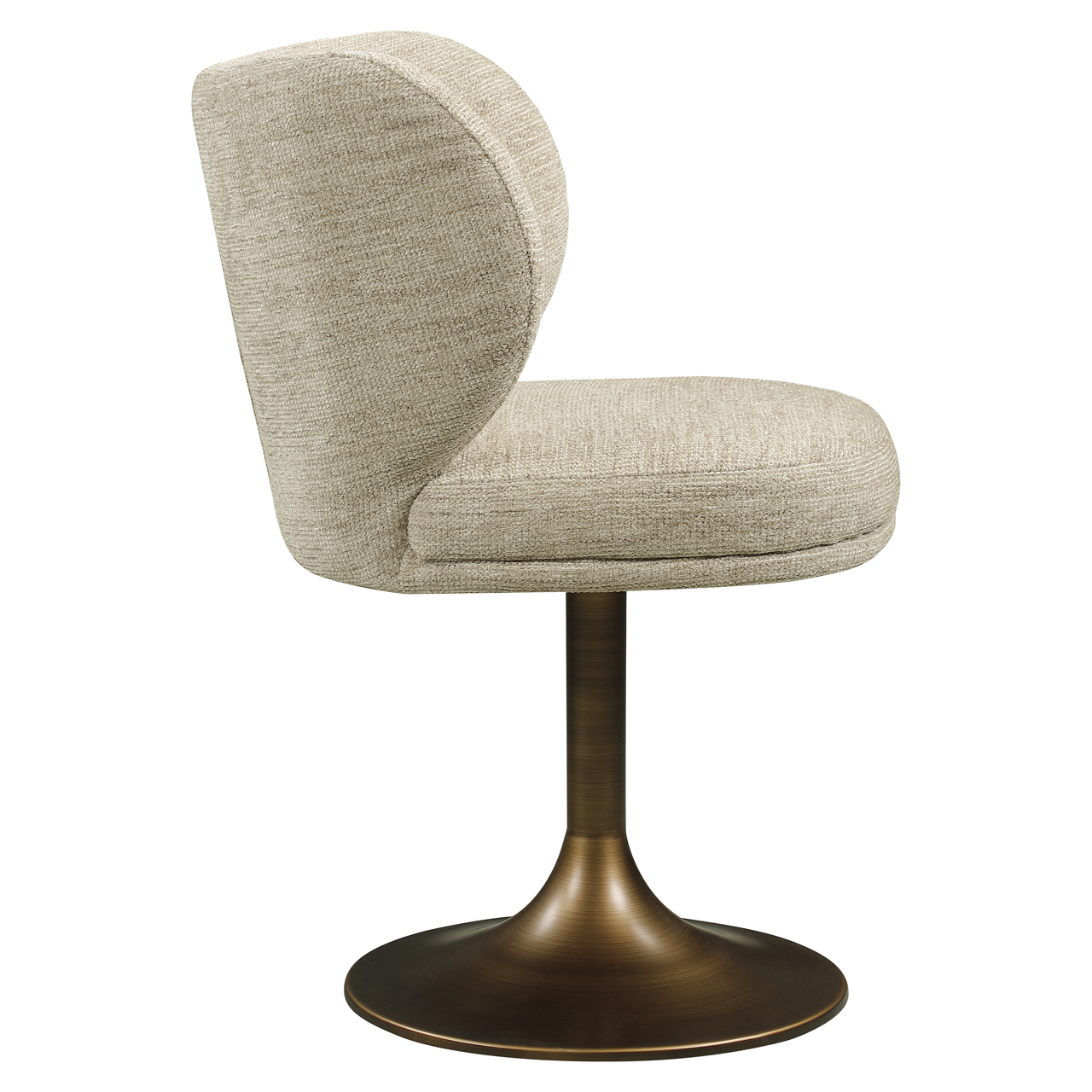 Richmond Interiors Eetkamerstoel Amely natural softweave swivel