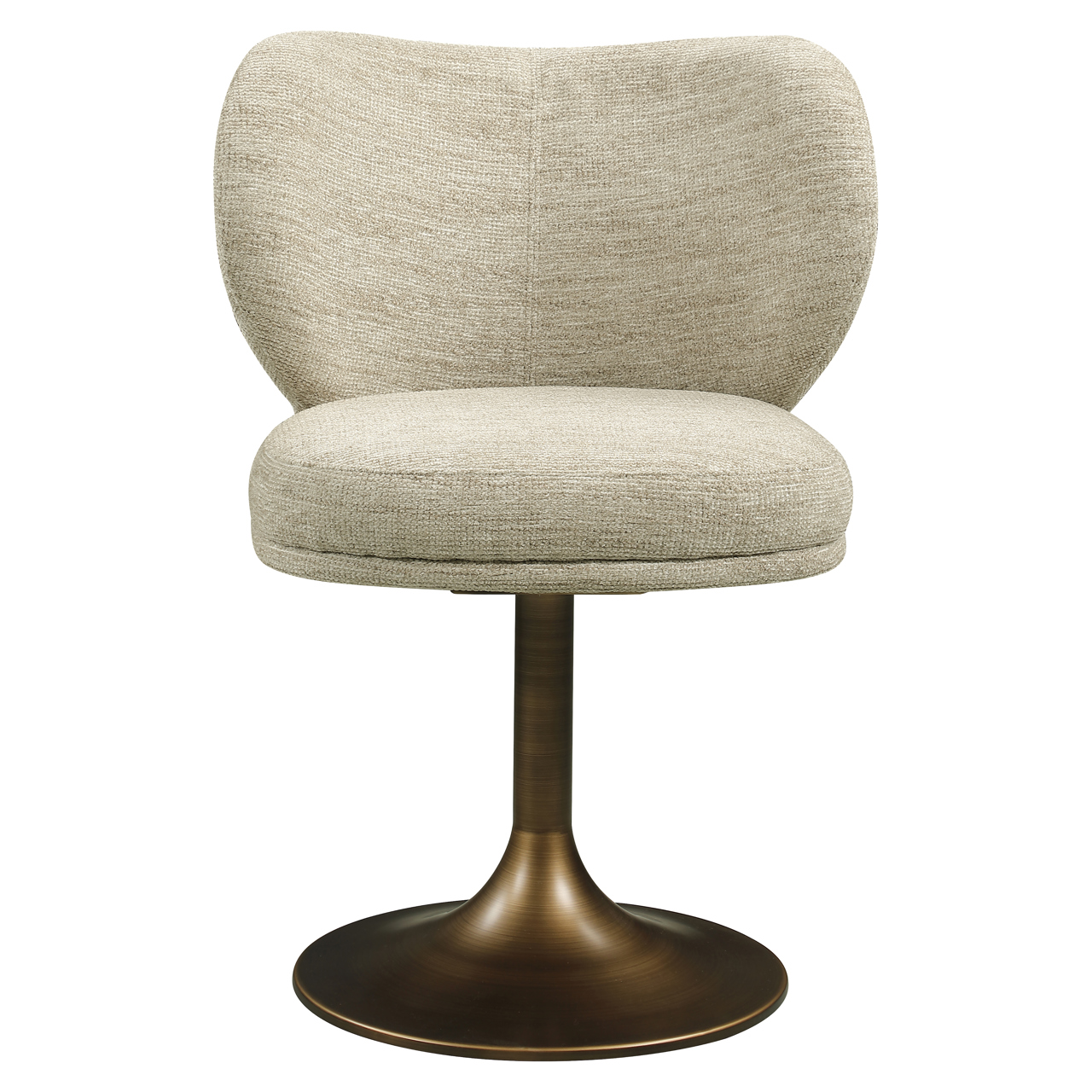 Richmond Interiors Eetkamerstoel Amely natural softweave swivel