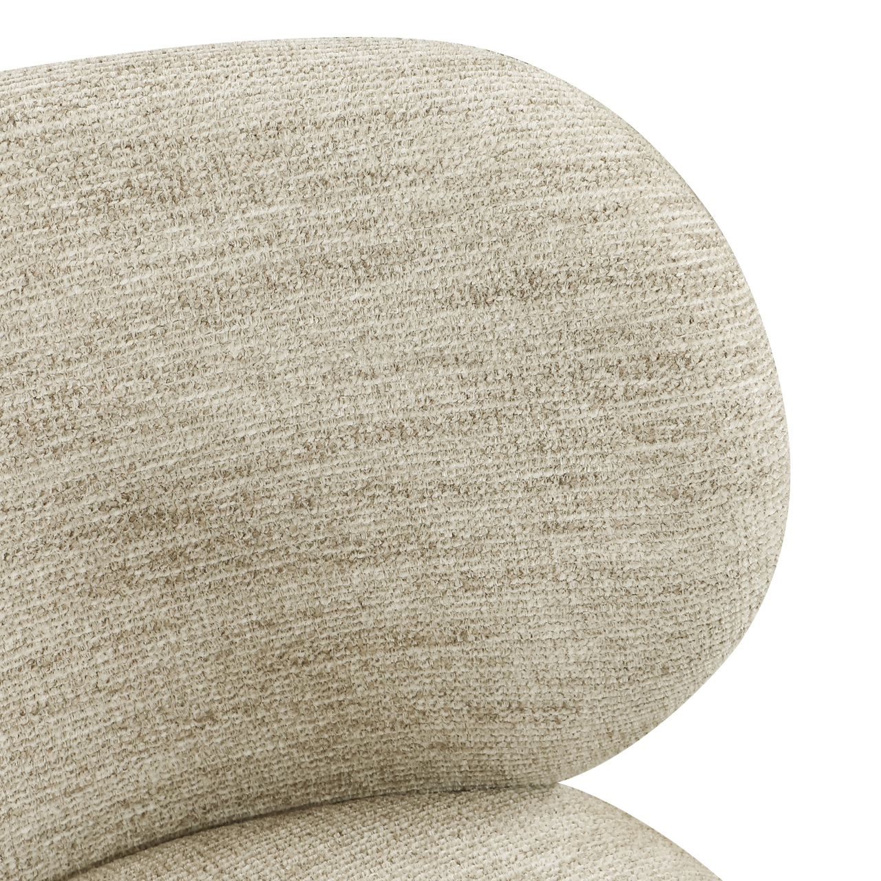 Richmond Interiors Eetkamerstoel Amely natural softweave swivel