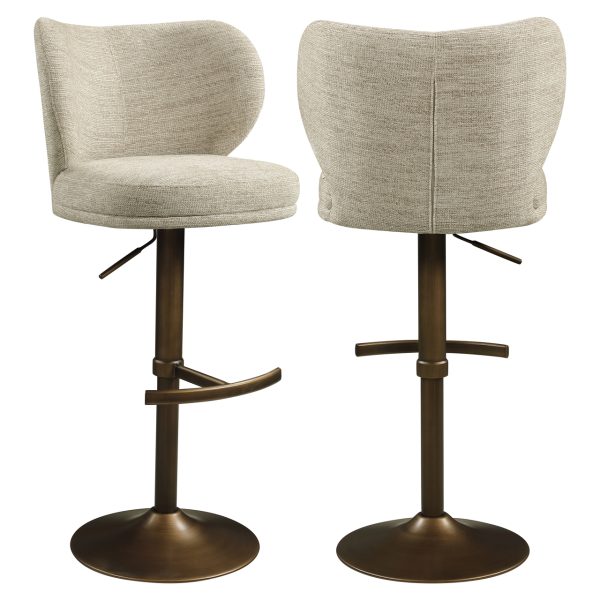 Richmond Interiors Barstoel Amely natural softweave swivel