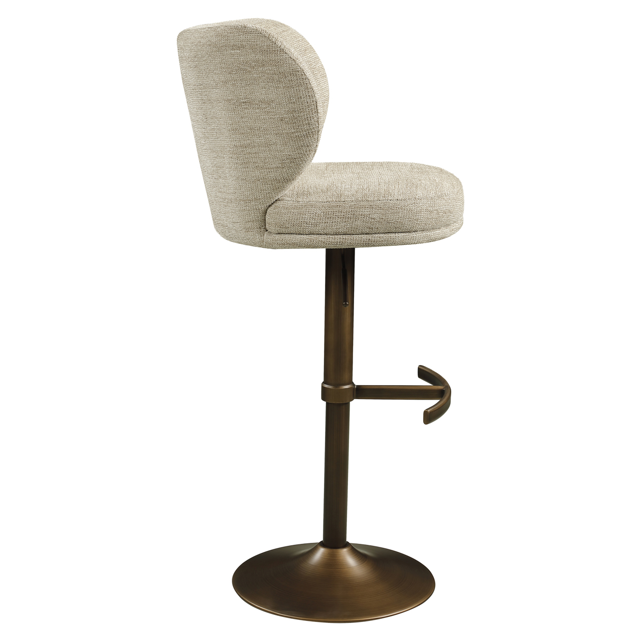 Richmond Interiors Barstoel Amely natural softweave swivel