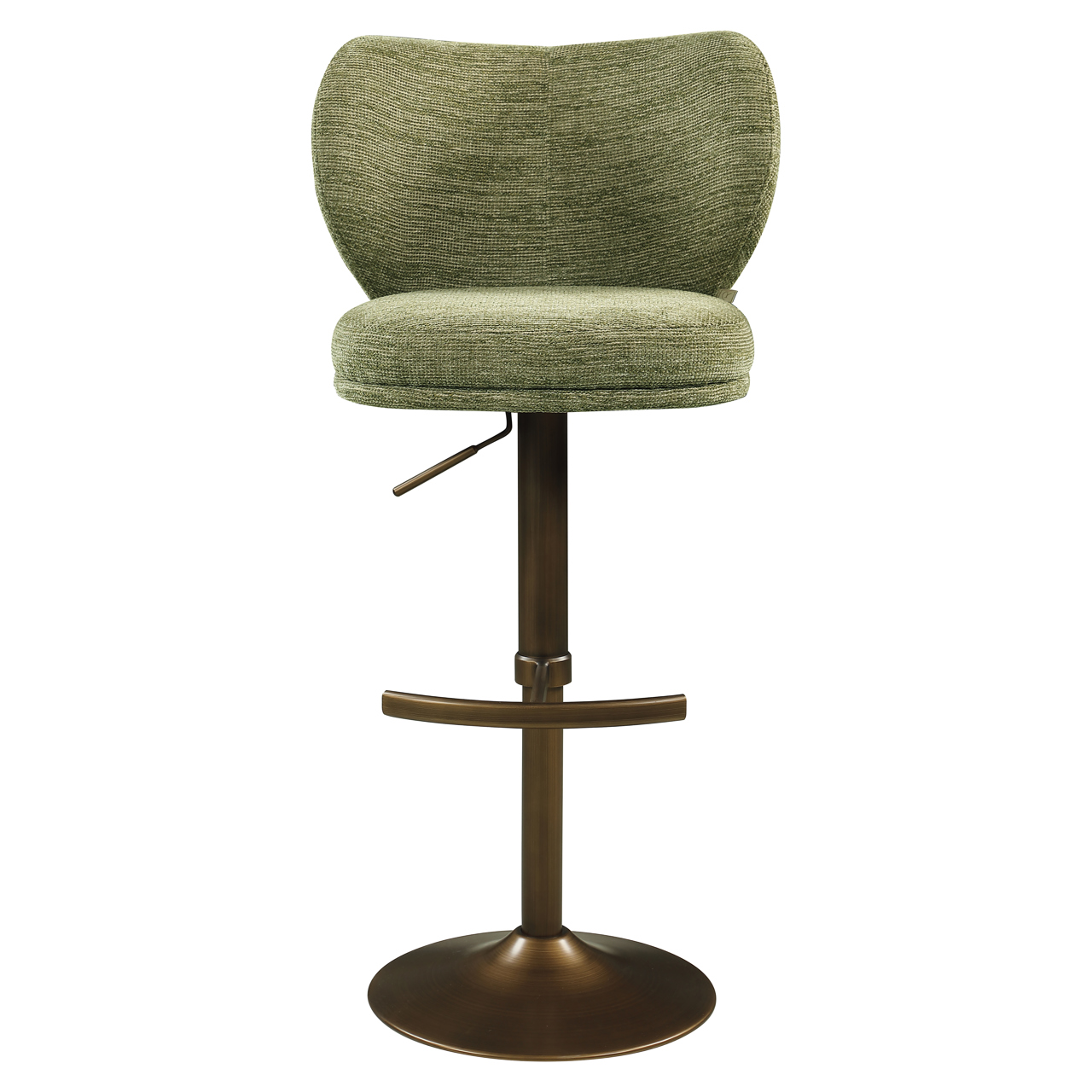 Richmond Interiors Barstoel Amely pistache softweave swivel