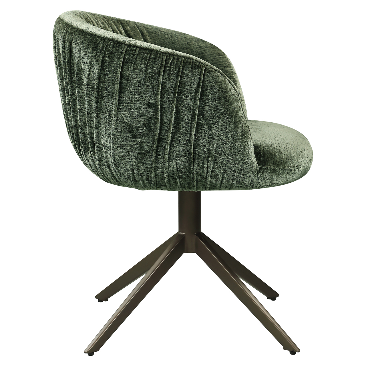 Richmond Interiors Eetkamerstoel Cassi sage chenille swivel