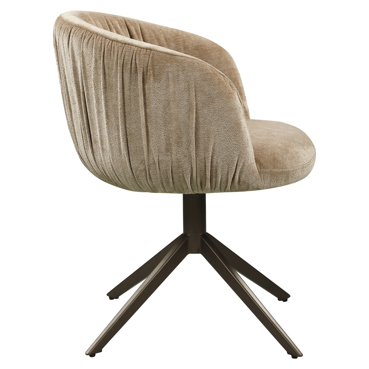Richmond Interiors Eetkamerstoel Cassi sand soft swivel