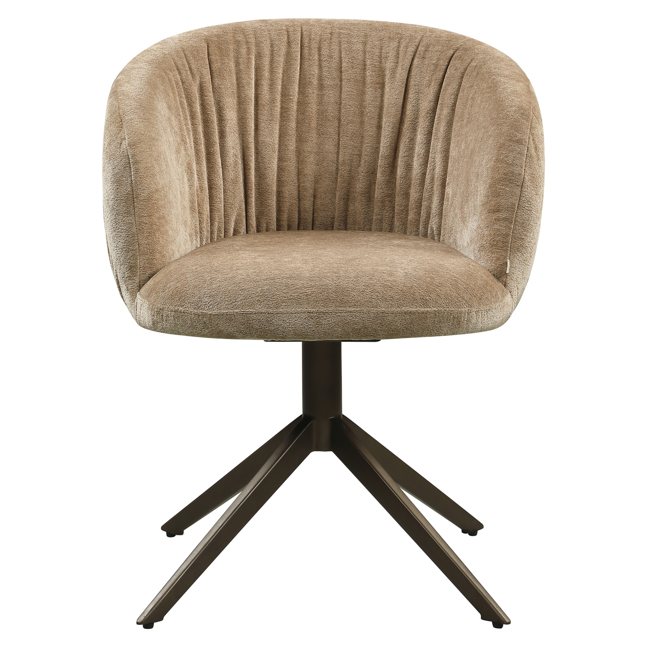 Richmond Interiors Eetkamerstoel Cassi sand soft swivel