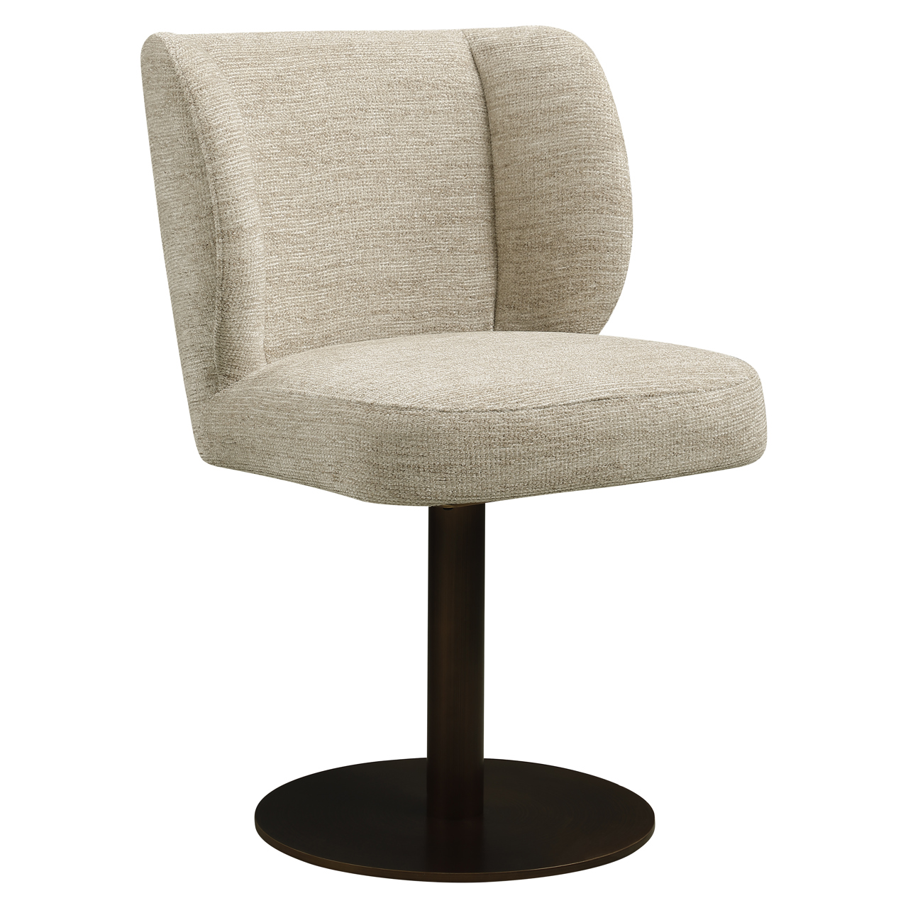 Richmond Interiors Eetkamerstoel Fiona natural softweave swivel
