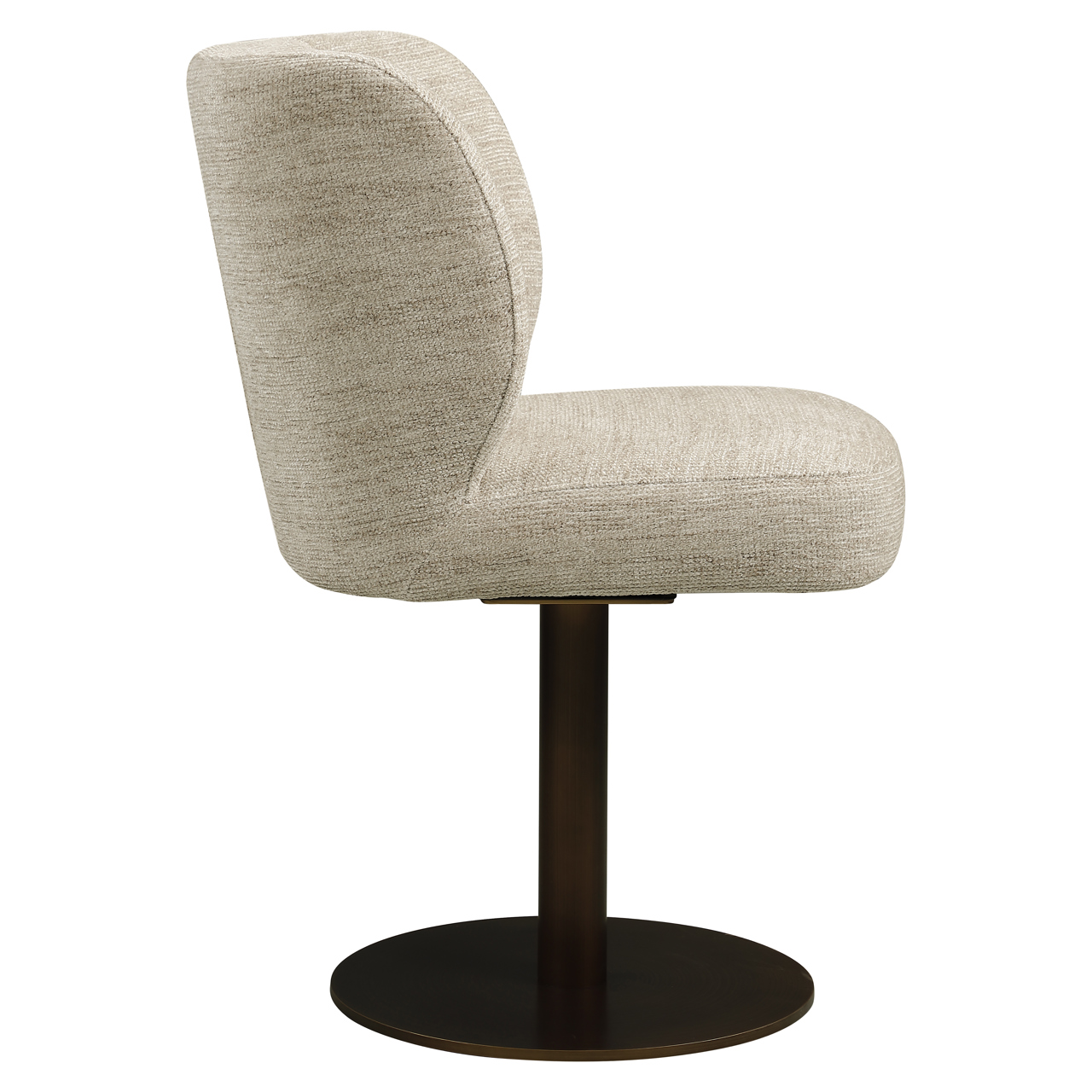 Richmond Interiors Eetkamerstoel Fiona natural softweave swivel
