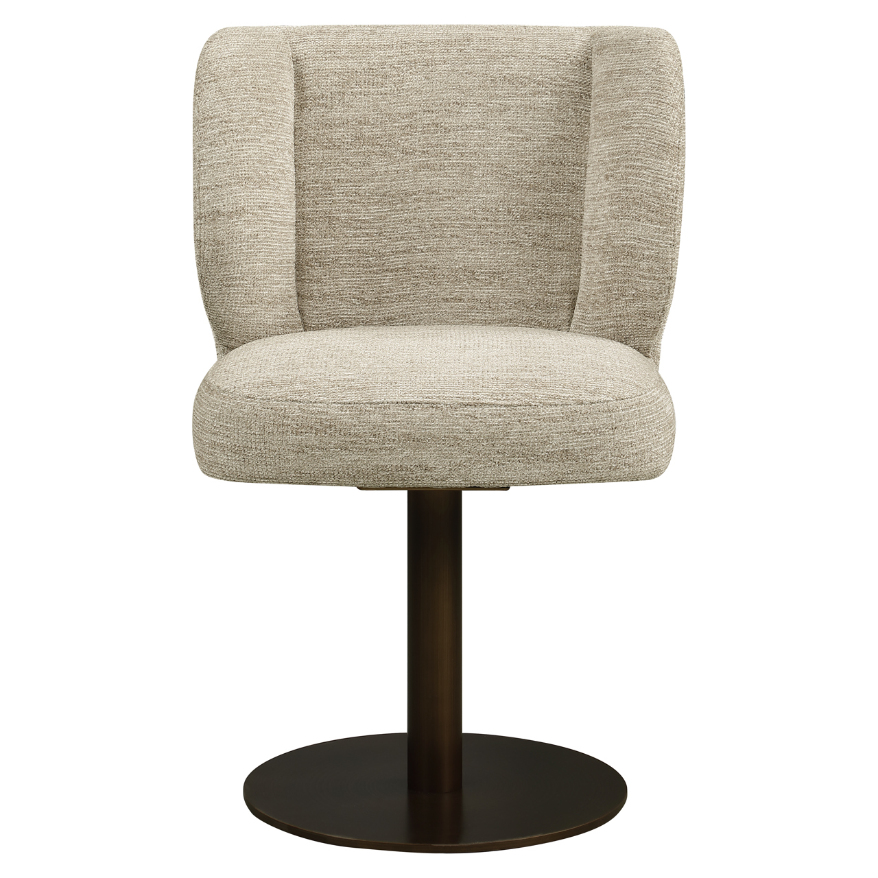Richmond Interiors Eetkamerstoel Fiona natural softweave swivel