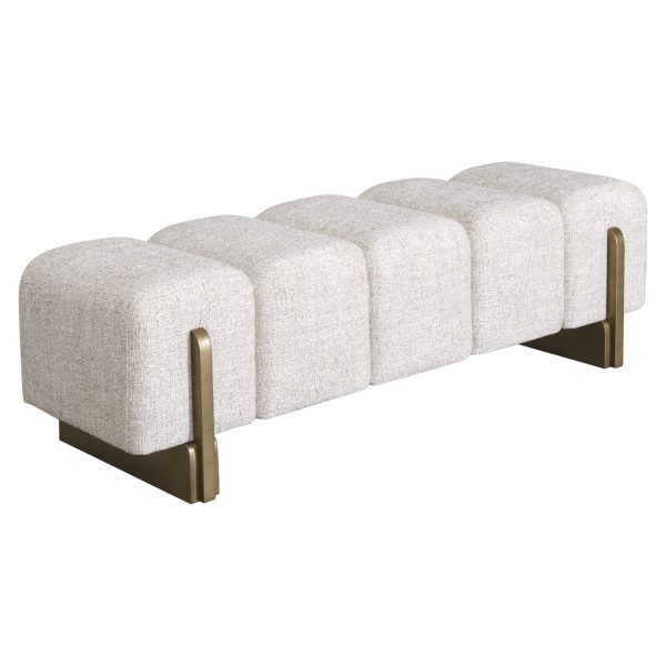 Richmond Interiors Bank Caleo cream tweed