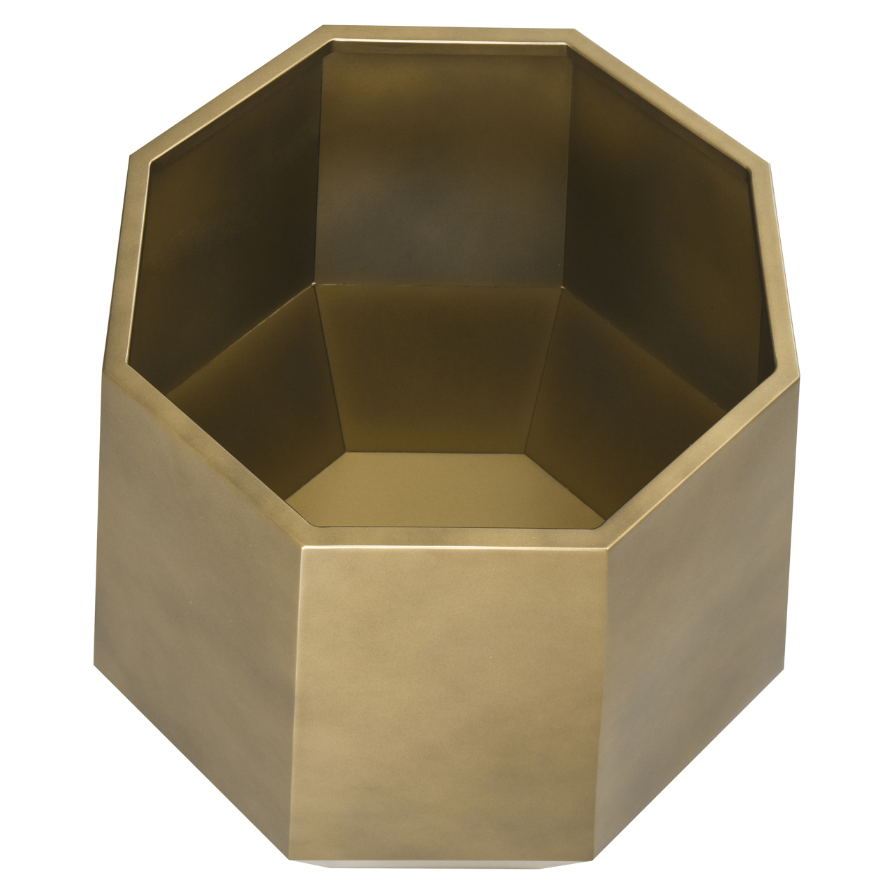 Richmond Interiors Plantenbak Axis bronze gold medium