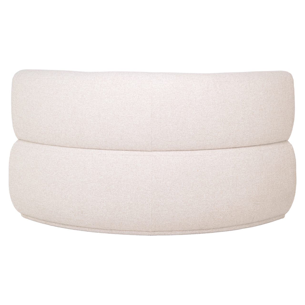 Richmond Interiors Eetkamer bank Sorrobon cayenne ecru round - fully upholstered
