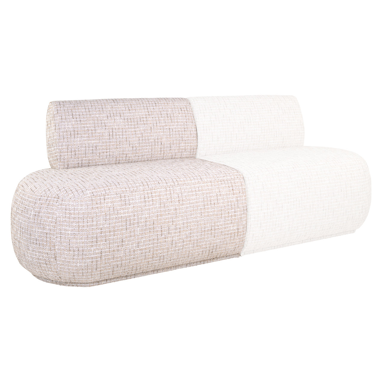 Richmond Interiors Eetkamer bank Sorrobon trendy cream open end left straight