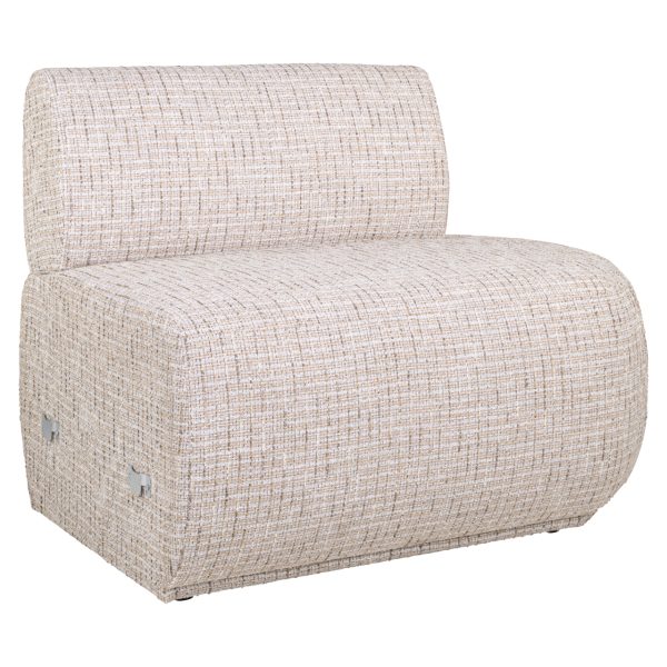 Richmond Interiors Eetkamer bank Sorrobon trendy cream open end right straight