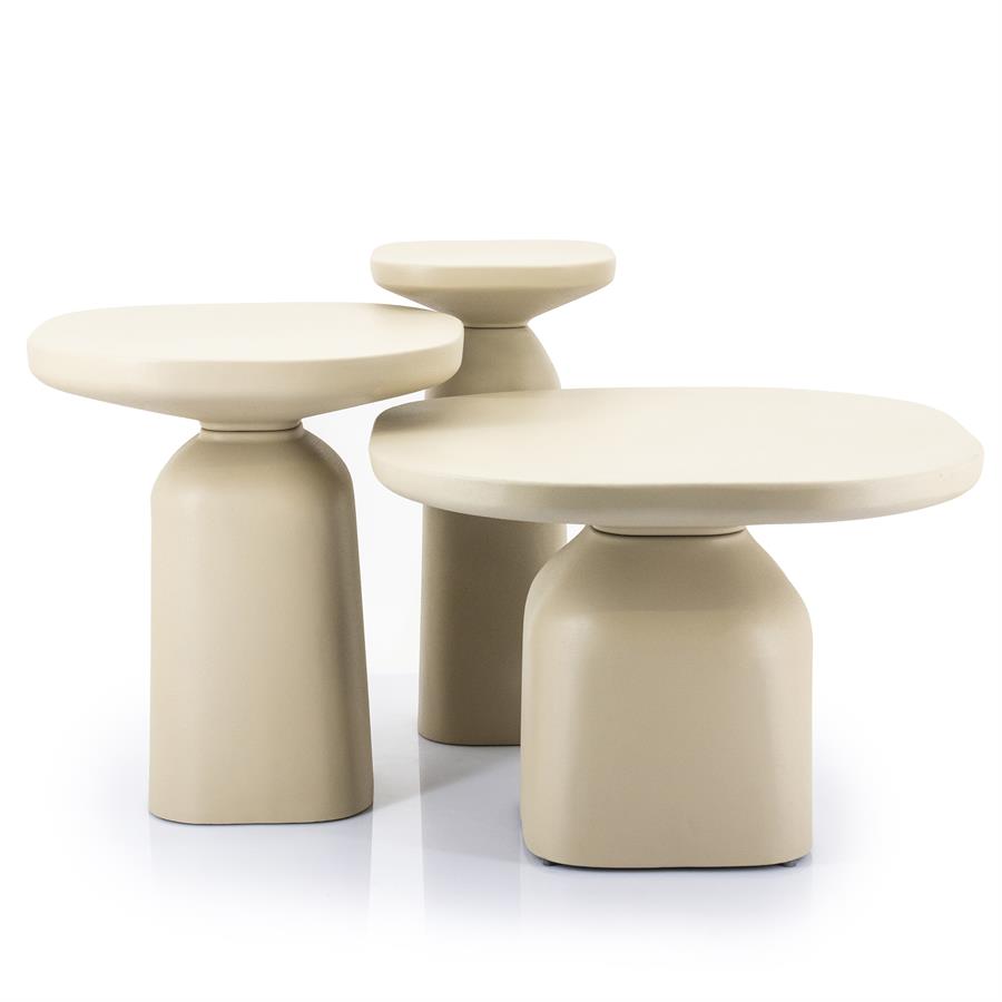 By-Boo Coffeetable Squand large - beige