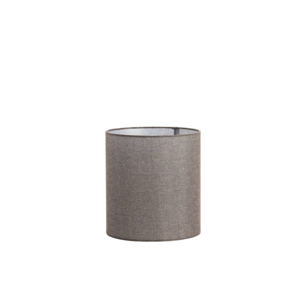 Light & Living Kap cilinder 25-25-27 cm BRANFO linnen donker bruin