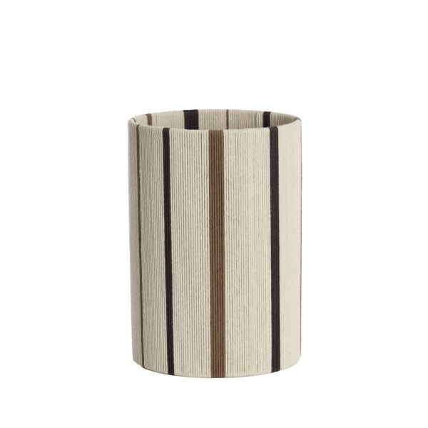 Light & Living Kap cilinder 25-25-36 cm MEDAN crème+bruin+donker bruin
