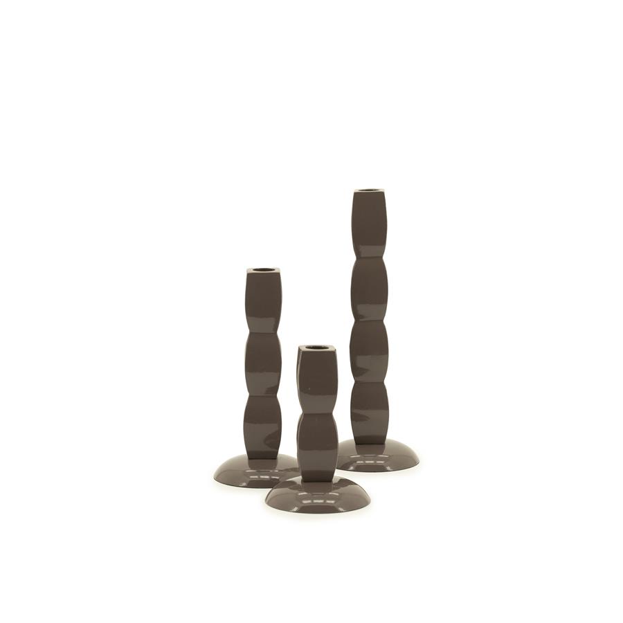 By-Boo Candle holder Prinz - dark taupe