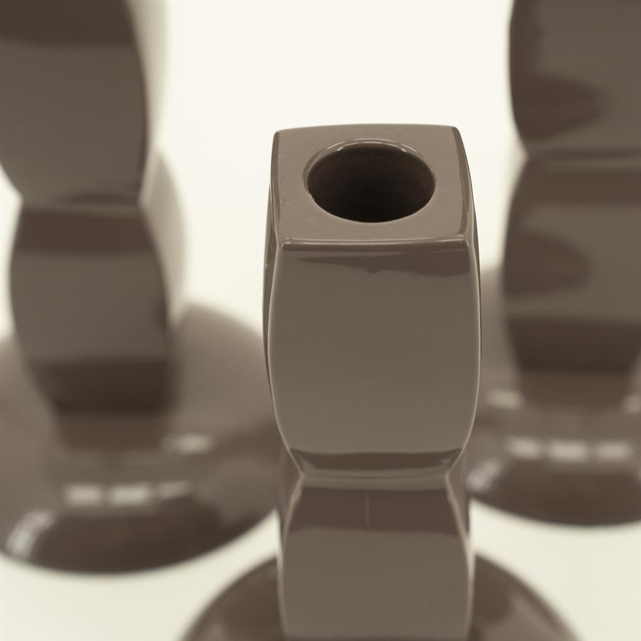 By-Boo Candle holder Prinz - dark taupe