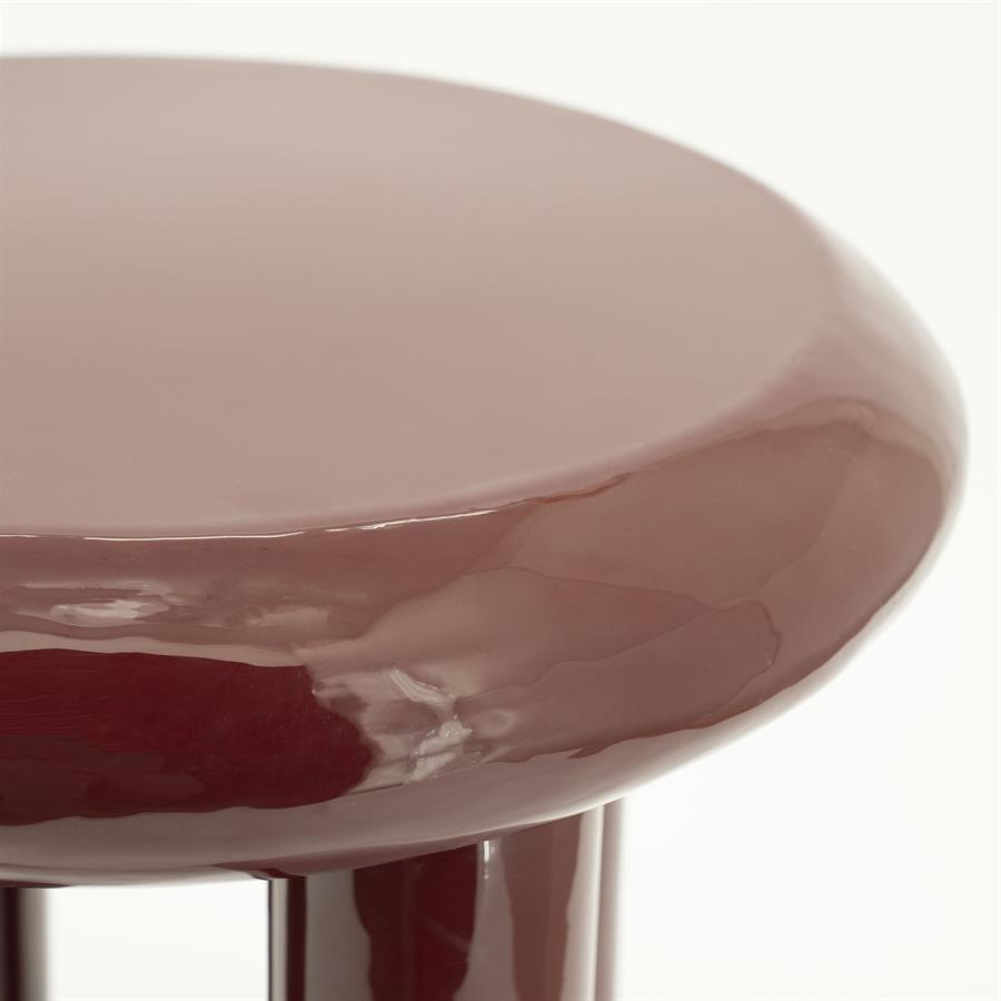 By-Boo Side table Balloon - burgundy
