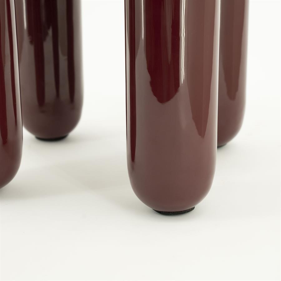 By-Boo Side table Balloon - burgundy